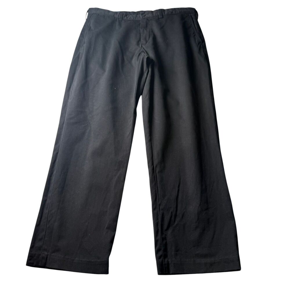 Polo Ralph Lauren Preston Pants Black Cotton Chino Straight Leg 38x30